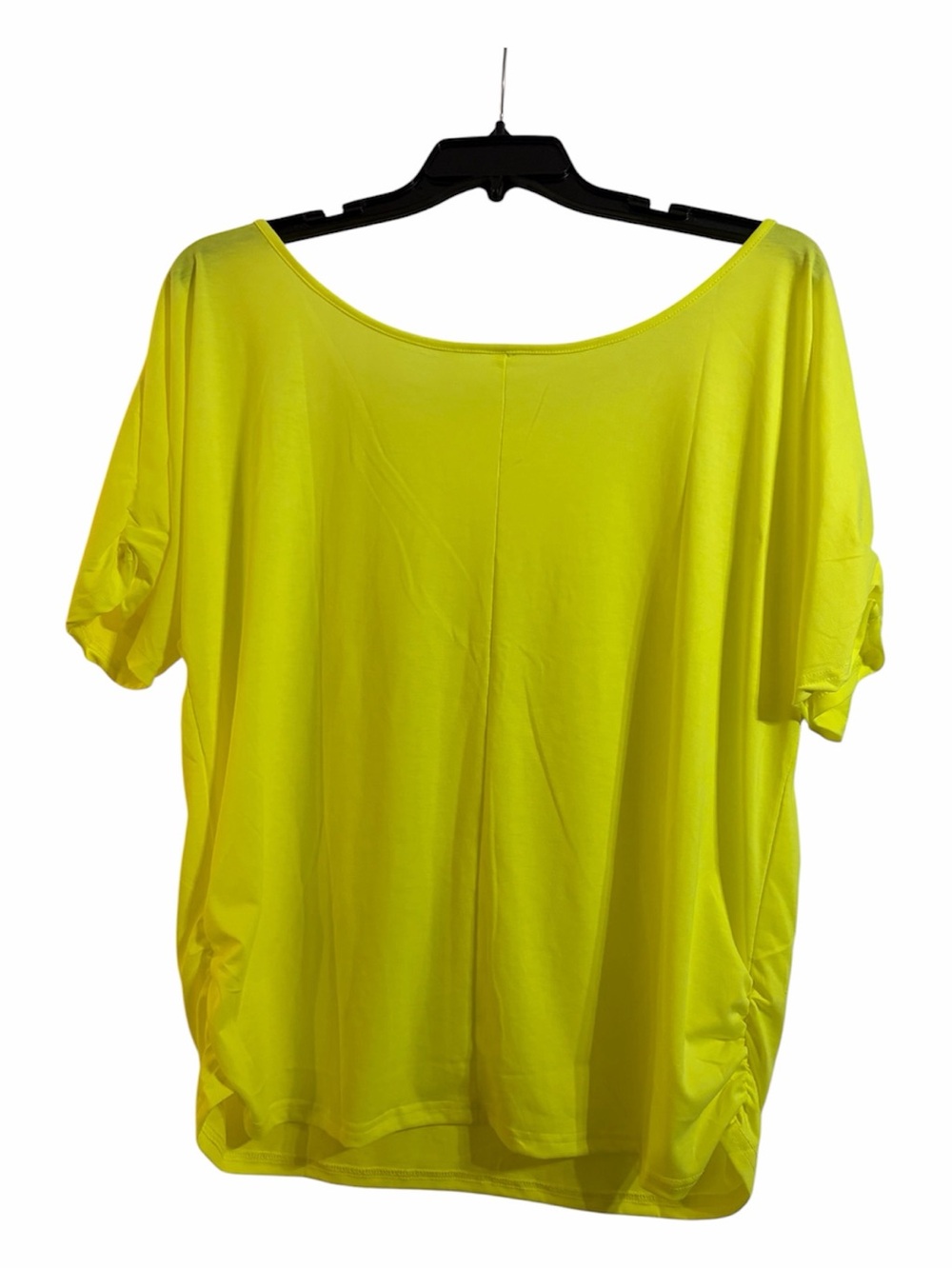 Neon Green Off-Shoulder Women's Top -Size 3X - Picture 6 of 6